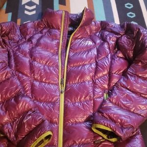 Womens small puffy purple jacket